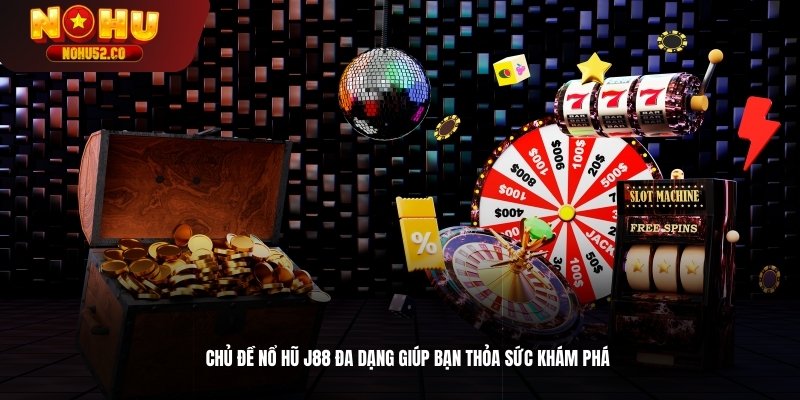 Chủ đề nổ hũ J88 đa dạng giúp bạn thỏa sức khám phá